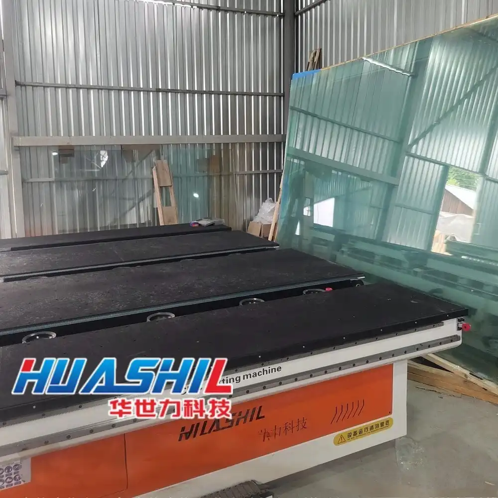 How does float glass cutting equipment affect yield and material waste reduction?
